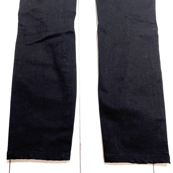 Frame Le Skinny de Jeanne Distressed Stretch Jeans SIZE 26 Black Film Noir USA - Picture 14 of 14